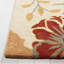 Jakahri Floral Handmade Tufted Wool Grey Area Rug-4233894