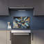 Dosseret en verre trempé Celestial Waves - Décoration murale de cuisine-556524115