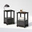 Table de chevet simpliste Furinno, table de chevet, espresso / noir, ensemble de 2-1231004327-1230961484