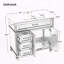 Meuble-lavabo rétro 36 po avec lavabo en céramique et tiroirs à fermeture en douceur-1134636016