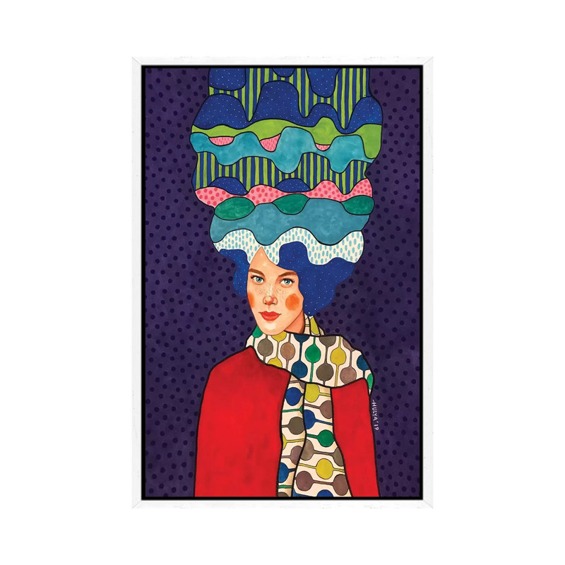 Sun May Shine 1 Piece Painting on Canvas, 66.04cm H x 45.72cm W x 3.81cm D, White Floater Framed