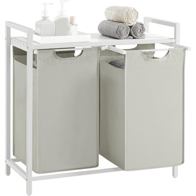 MDF, Steel, Oxford Fabric Laundry Cart