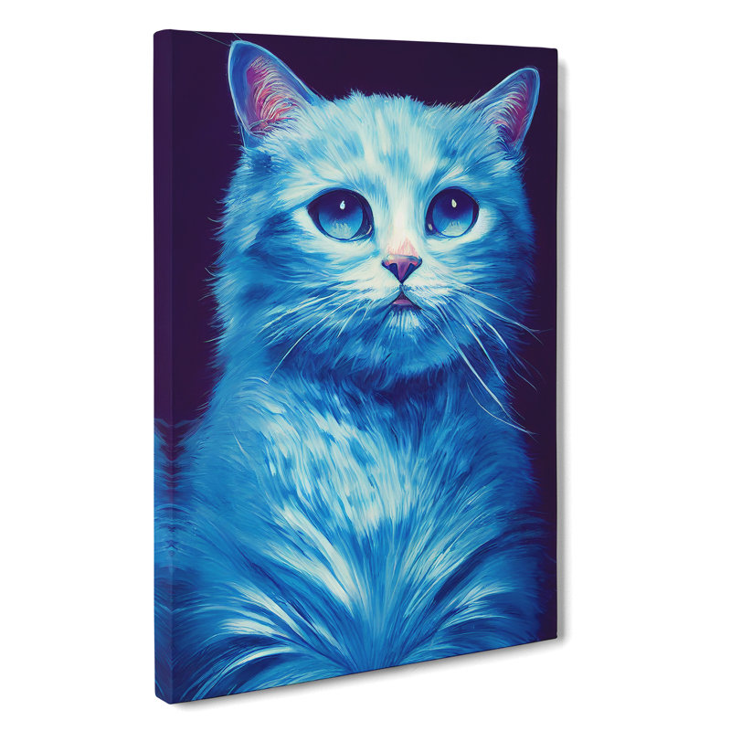 Young Cat - Wrapped Canvas, 50cm H x 35cm W x 3cm D