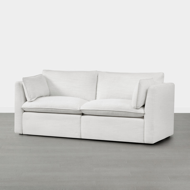 Canapé Greylan, Crème, H 35 po x l 80 po x P 35 po, 2