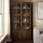 Vitrine en bois massif et verre Eich-1988141338