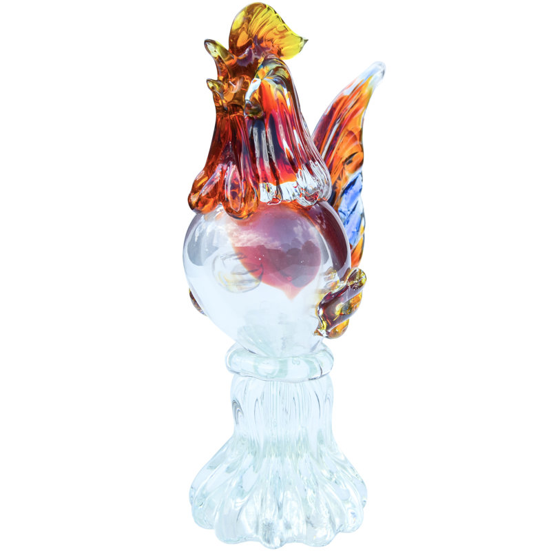 Alfredo Barbini Murano Roaster Figurine