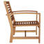 Chaise en bois de teck massif 25,59 x 23,62 x 30,12 vidaXL Chair