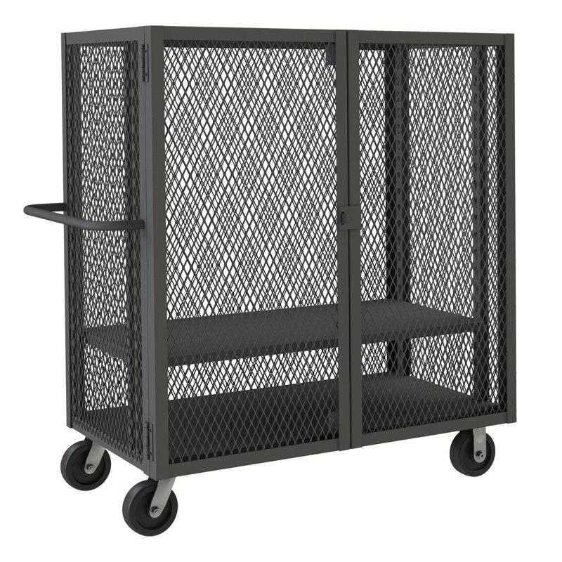 Chariot de sécurité, H 56,44 po x l 54,5 po x P 26 po