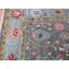 Tapis unique gris de 9 pi 11 po