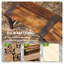 Banc de jardin semi-circulaire en bois Outsunny, siège enveloppant pour terrasse, jardin et patio, brun