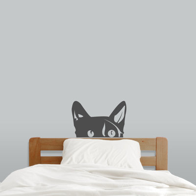 Décalcomanie murale Peeping Cat