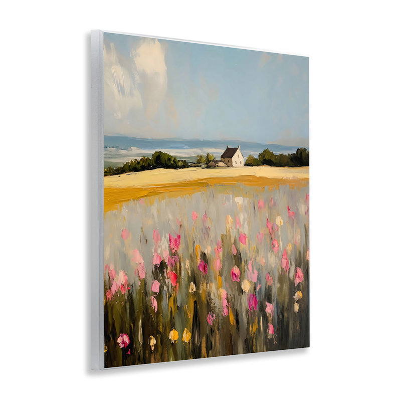Plaque murale Expressive Coastal Cottage, design par Franklyn Gregory