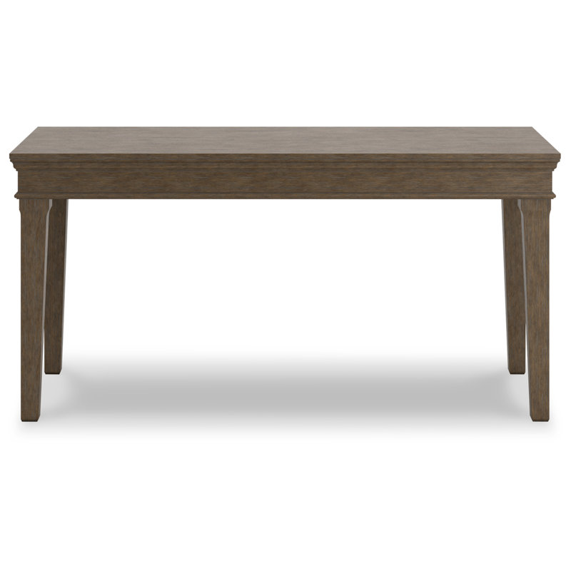 Gray Transitional Desk with Hutch and USB Ports