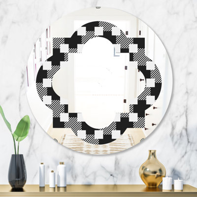 Miroir mural éclectique Quatrefoil