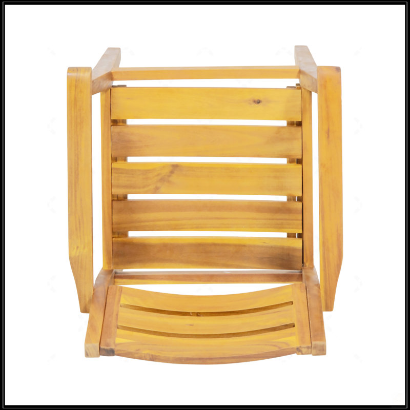 Ensemble de 2 chaises de salle à manger Stamford, Teck