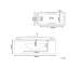 Beier x 80mm Acrylic Bathtub with Tap-1867017405-1867017400