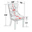 Chaise en velours à dossier matelassé-66376657