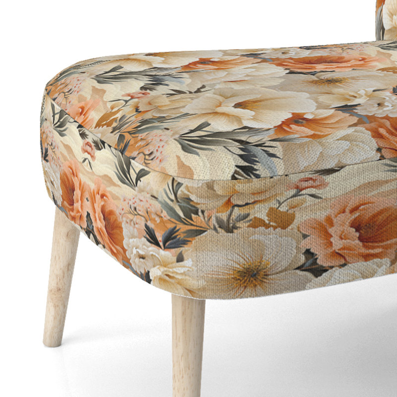 Chaise d'appoint rembourrée Sandy