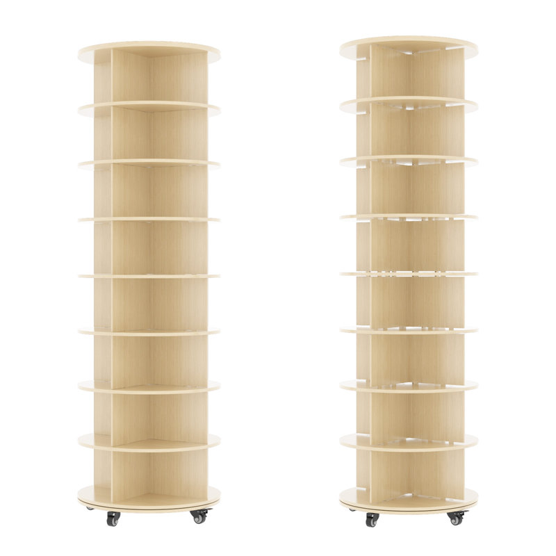 32 Pair Shoe Rack, 188 cm H x 60 cm W x 60 cm D, Natural