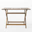 Table de salle à manger d'extérieur pliante en bois-326161499