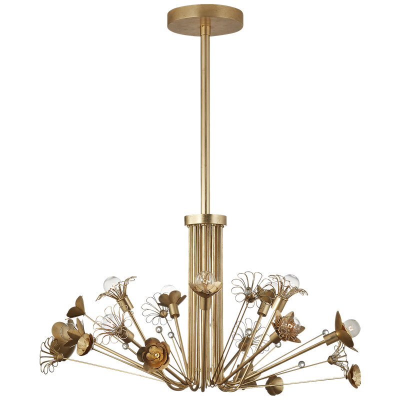 Keaton 6 - Light Chandelier, Gold