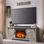Meuble télé avec foyer Makenli-660300816
