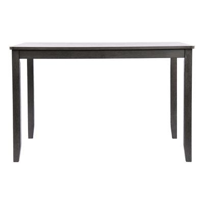 Burkes Rectangular with Solid Wood Base Dining Table