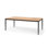 LifestyleGarden Maui Aluminum and FSC Teak Outdoor Patio Dining Table