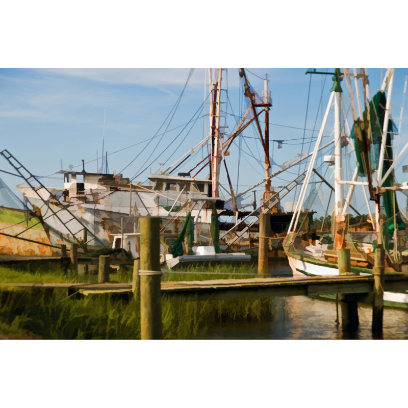 Small Safe Harbor III by Danny Head - Wrapped Canvas Painting, 30cm H x 46cm W x 3.8cm D