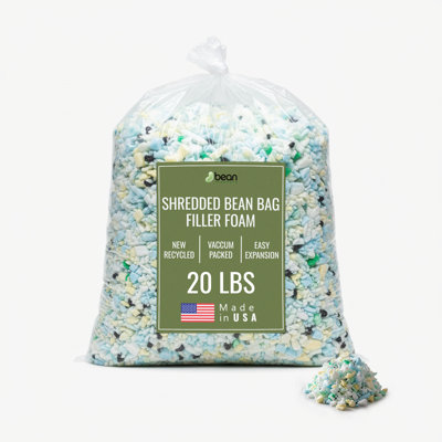 Shredded Foam Filling Made from Recycled Materials – Long Lasting Shredded Bean Bag Filler Foam