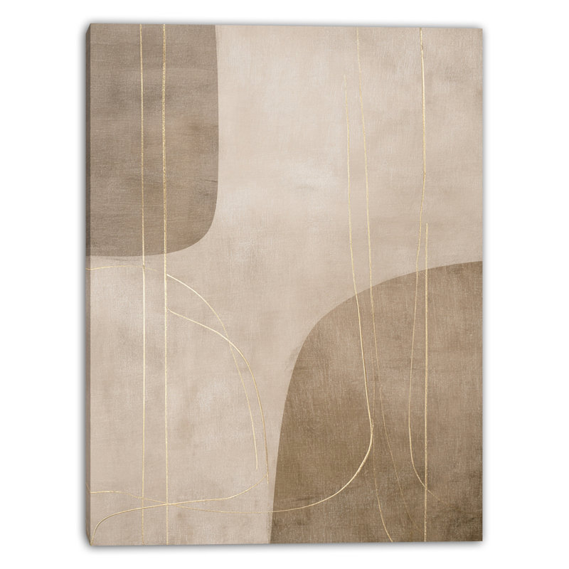 «Stone Curves», art mural sur toile tendue, L 30 po x H 40 po x P 1,5 po