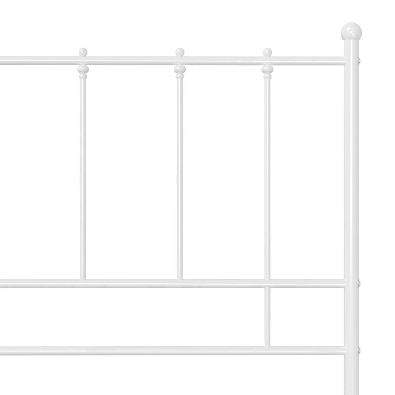 Azi Metal Bed, white, 140 x 200cm