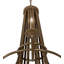 Lustre étagé de style bougie à 15 lumières