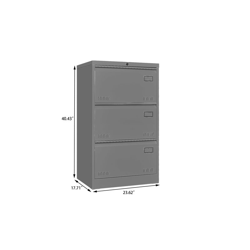 Enri 23.62'' Wide 3 -Drawer File Cabinet