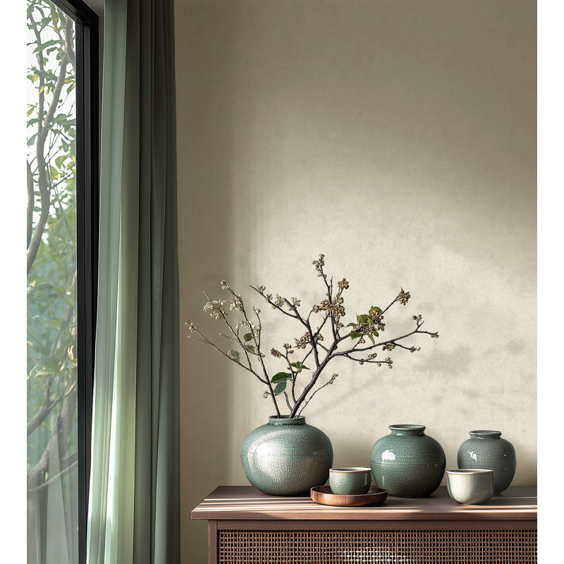 Galerie Horizon Mottled Texture Wallpaper, Beige