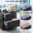 Farmhouse File Cabinet with 4 Drawers Lateral Filing Cabinet, Black-750940507