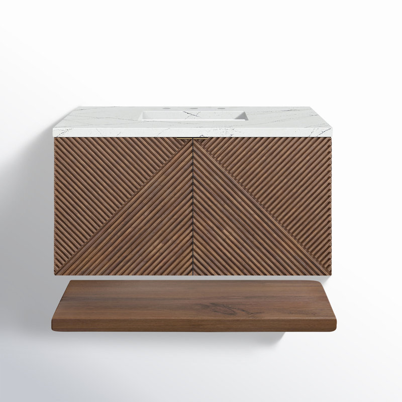 Marcello 36'' W Single Vanity, Ethereal Noctis, 8" Widespread