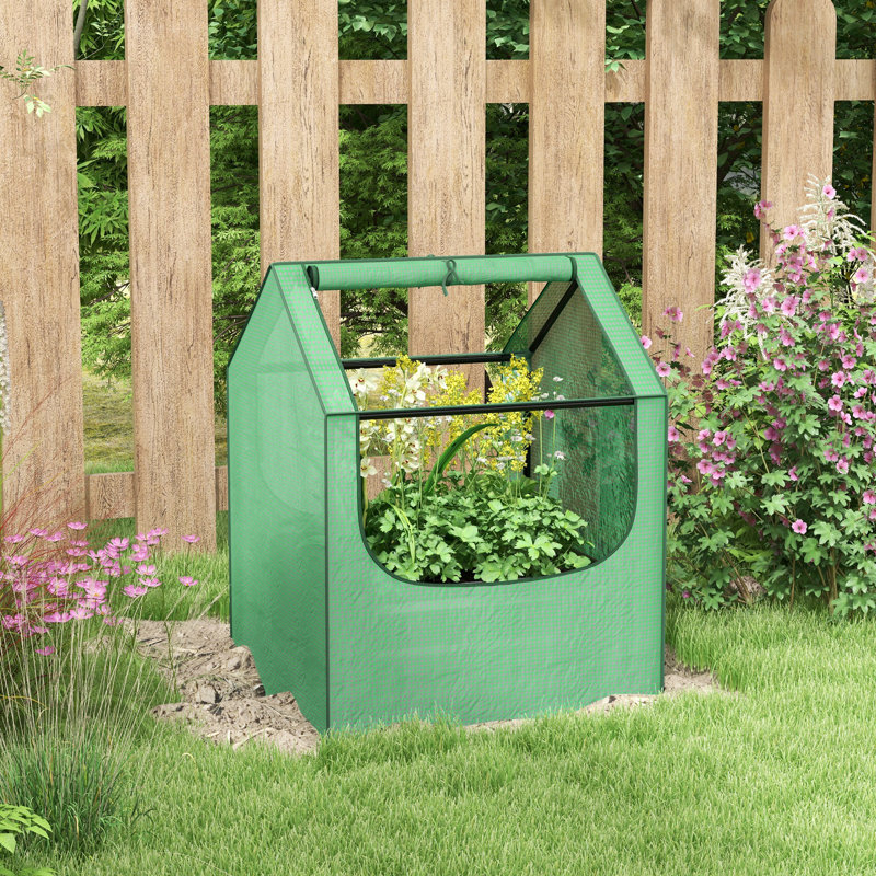 Burkni 2 Ft W x 2 Ft D Lean-To Greenhouse