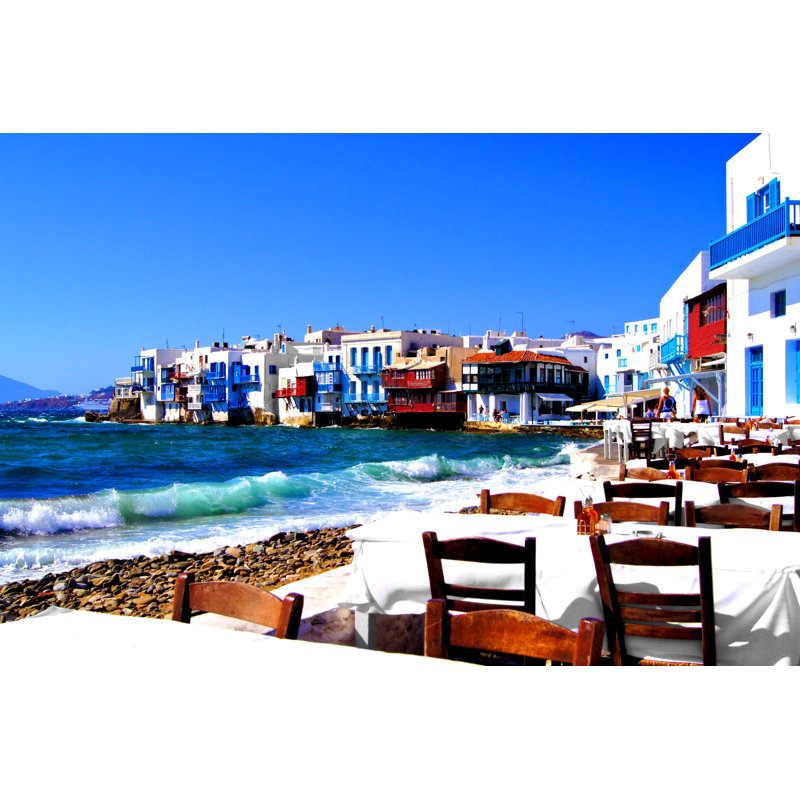 Ehret Mykonos, Grèce par Jenifoto, H 8 po x l 12 po