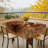 1pc Rustic Farmhouse Wood Grain Tablecloth, Rectangular & Round Tablecloths For Parties, Picnics, Cafes & Family Gatherings, Durable Polyester Decorative Table Cloth Setting, Room & Outdoor Decor, Kitchen Accessories-120108283