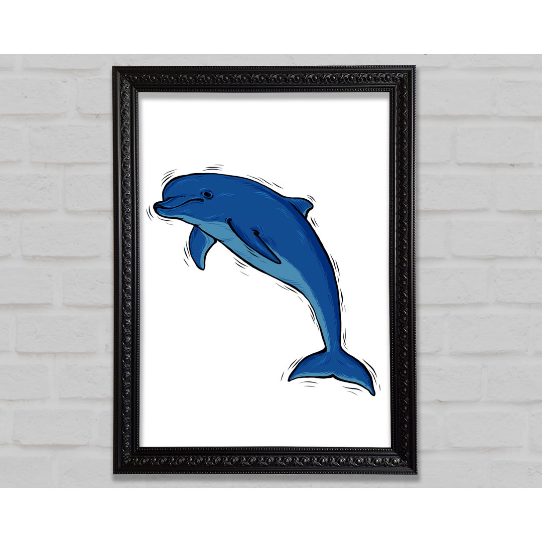 Wandbild Dolphin Love