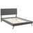 Macie Platform Bed with Round Splayed Legs-539380996-539380993