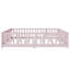 Lit double pour enfants avec barrière et porte Montessori-129673936-129673932