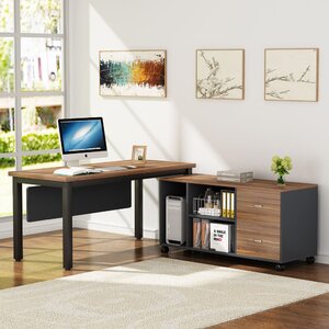 Latitude Run® Gattus Reversible L-Shape Desk & Reviews | Wayfair