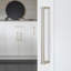 Paquet de 10 poignées d'armoire en nickel satiné brossé, poignées de tiroir moletées, trou central de 7,5 po, quincaillerie de cuisine durable pour armoires, tiroirs et meubles-116038959-116038961