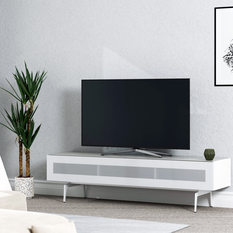 Mcmartin 65'' Media Console, White/White