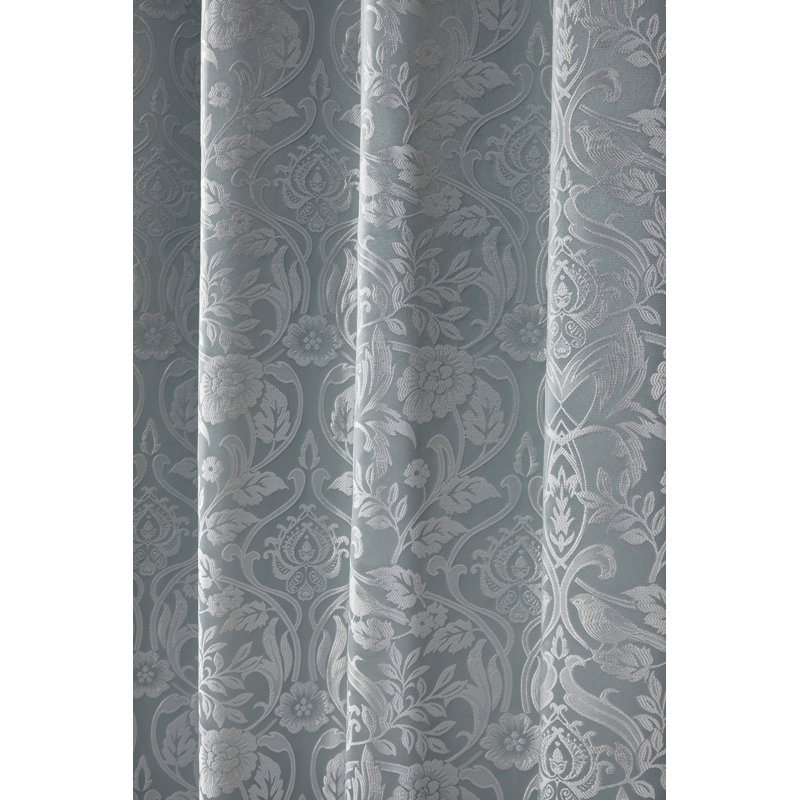 Eden Room Darkening Curtain Pair, Duck Egg, 116 W x 137 D cm