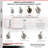 4-Piece Phenolic Caster Set