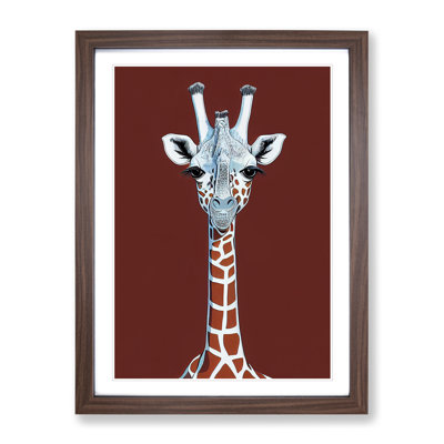 Unique Giraffe - Single Picture Frame Print