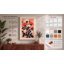 Orange Blooms in Black Botanical - Wrapped Canvas-2022278854-2022278877